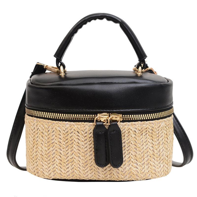 Straw Woven Crossbody Bag Beach Shoulder Purse Handbag