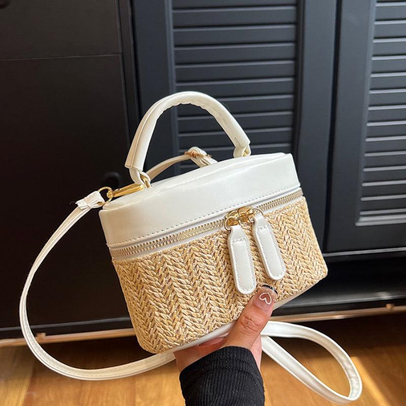 Straw Woven Crossbody Bag Beach Shoulder Purse Handbag