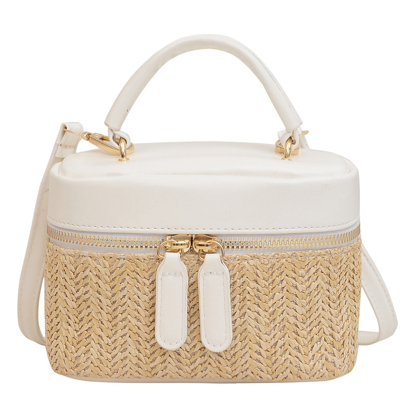 Straw Woven Crossbody Bag Beach Shoulder Purse Handbag