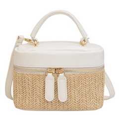 Straw Woven Crossbody Bag Beach Shoulder Purse Handbag