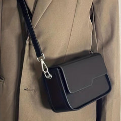 Minimalist Square Crossbody Bag Flap Shoulder Bag Small Box Purse