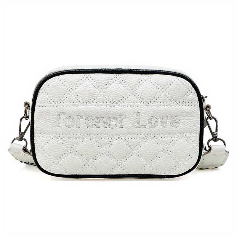 Stylish Mini Argyle Quilted Crossbody Bag for Women