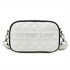 Stylish Mini Argyle Quilted Crossbody Bag for Women