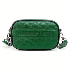 Stylish Mini Argyle Quilted Crossbody Bag for Women