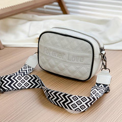 Stylish Mini Argyle Quilted Crossbody Bag for Women