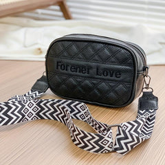 Stylish Mini Argyle Quilted Crossbody Bag for Women