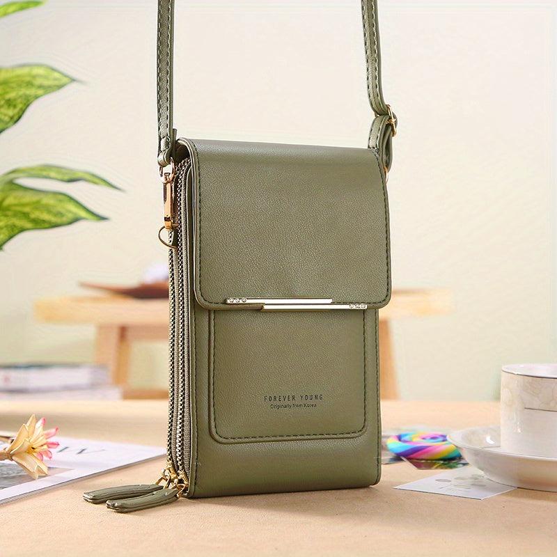 Minimalist Shoulder Bag Touch Screen Phone Bag Lightweight Purse