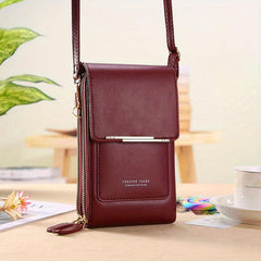 Minimalist Shoulder Bag Touch Screen Phone Bag Lightweight Purse