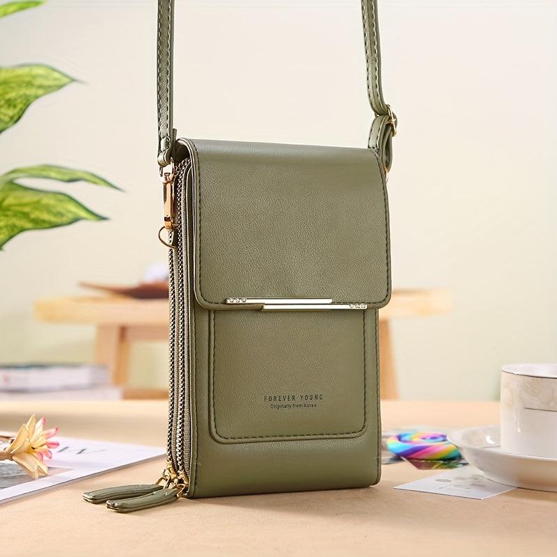 Minimalist Shoulder Bag Touch Screen Phone Bag Lightweight Purse