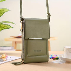 Minimalist Shoulder Bag Touch Screen Phone Bag Lightweight Purse
