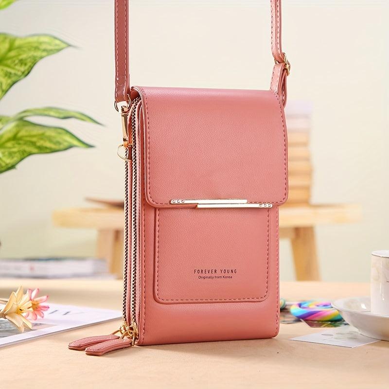 Minimalist Shoulder Bag Touch Screen Phone Bag Lightweight Purse