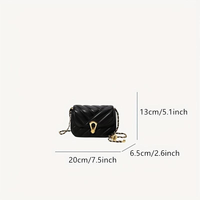 Argyle Quilted Crossbody Bag Small