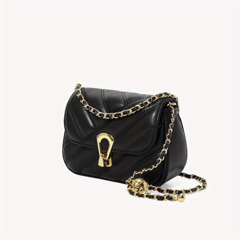 Argyle Quilted Crossbody Bag Small