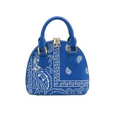 Zipper Crossbody Bag Women's Double Handle Purse