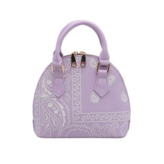 Zipper Crossbody Bag Women's Double Handle Purse
