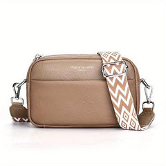 Small Leather Crossbody Bag for Women Square Purse