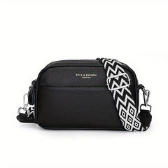 Small Leather Crossbody Bag for Women Square Purse