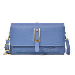 Letter Graphic Crossbody Bag Flap Zipper Wallet For Coin & Phone