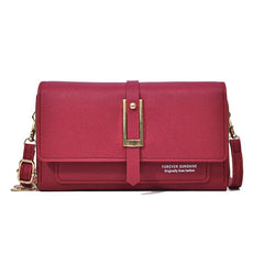 Letter Graphic Crossbody Bag Flap Zipper Wallet For Coin & Phone