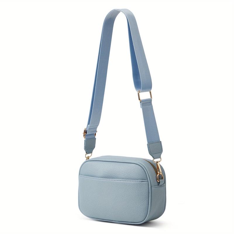 Small Square Pu Leather Crossbody Bag Women's Shoulder Purse