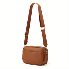 Small Square Pu Leather Crossbody Bag Women's Shoulder Purse