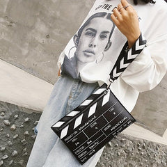 Movie Film Cut Action Bag Clutch Purse Wristlet Envelope Bag