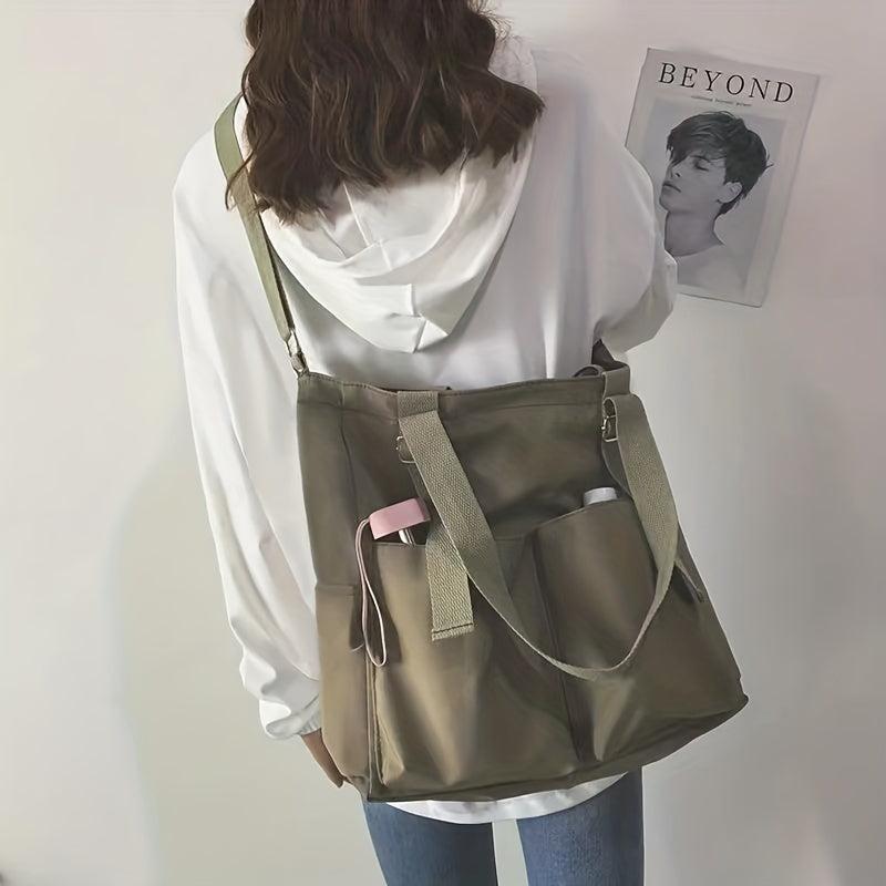 Large Capacity Tote Shoulder Bag Versatile Storage Bag