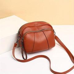 Vintage Studded Crossbody Bag with Pocket