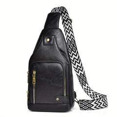 Vintage Sling Bag Bohemian Crossbody Chest Bag for Travel Hiking