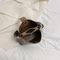 Vintage Bucket Bag Ethnic Strap Crossbody Shoulder Bag