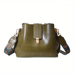 Vintage Bucket Bag Ethnic Strap Crossbody Shoulder Bag