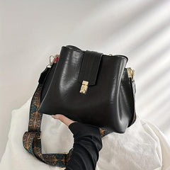 Vintage Bucket Bag Ethnic Strap Crossbody Shoulder Bag