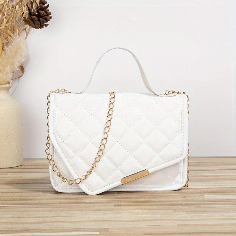 Quilted Square Crossbody Bag Fairy Handbag