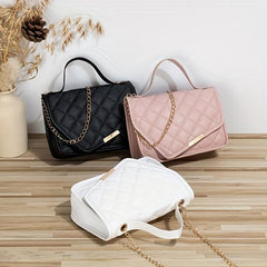 Quilted Square Crossbody Bag Fairy Handbag
