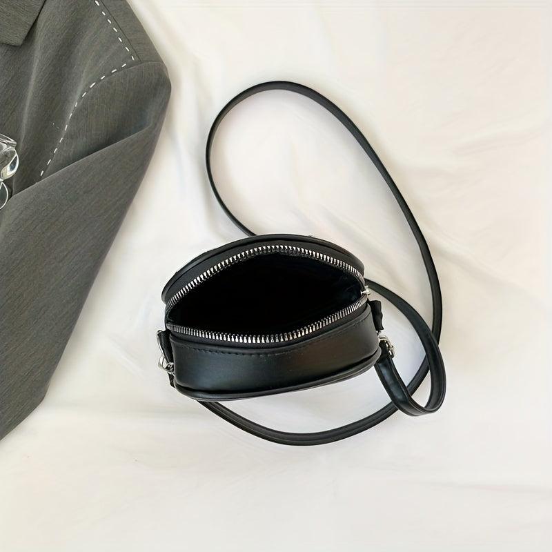Geometric Pattern Crossbody Bag PU Shoulder Bag Women's Casual Handbag & Purse
