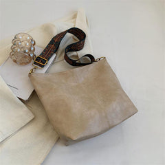 Vintage Crossbody Bag Geometric Strap Hobo Bag Large Capacity
