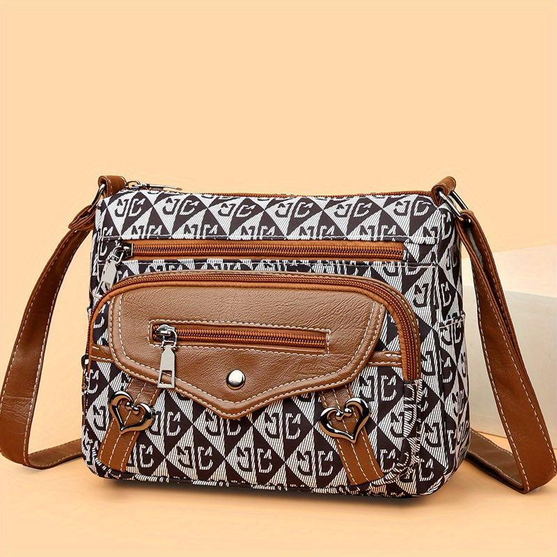 Vintage Soft Leather Shoulder Bag Casual Crossbody Purse