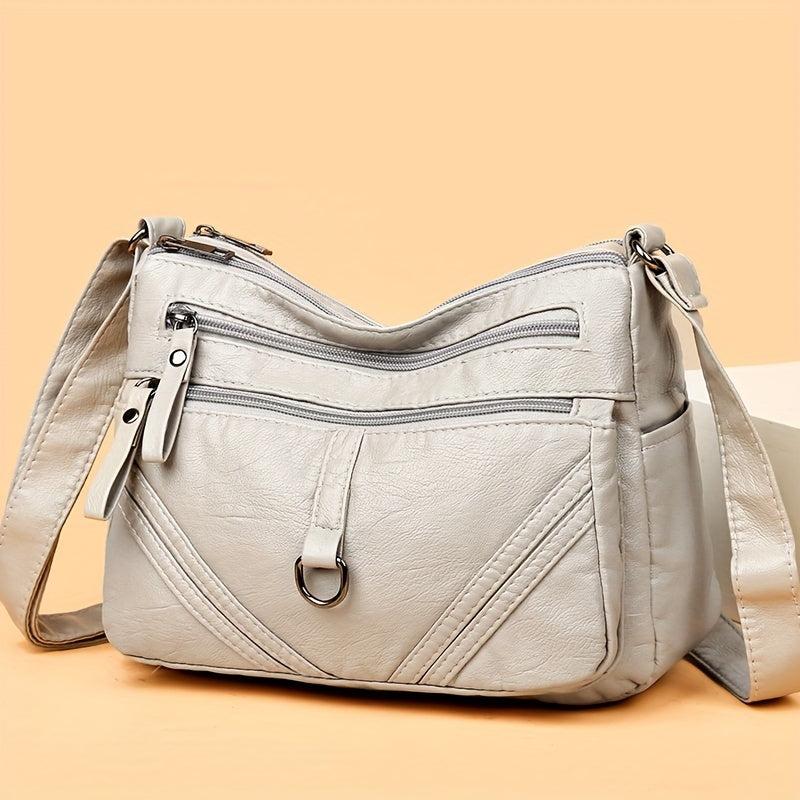 Crossbody Bag Women's Pockets Purses Daily Shoulder Bag