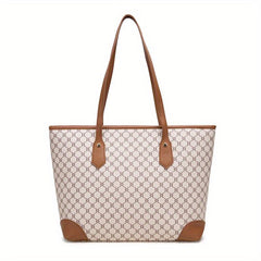Graphic Print Shoulder Tote Bag Large Capacity Tote Bag For Women