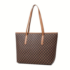 Graphic Print Shoulder Tote Bag Large Capacity Tote Bag For Women
