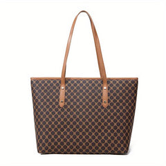 Graphic Print Shoulder Tote Bag Large Capacity Tote Bag For Women