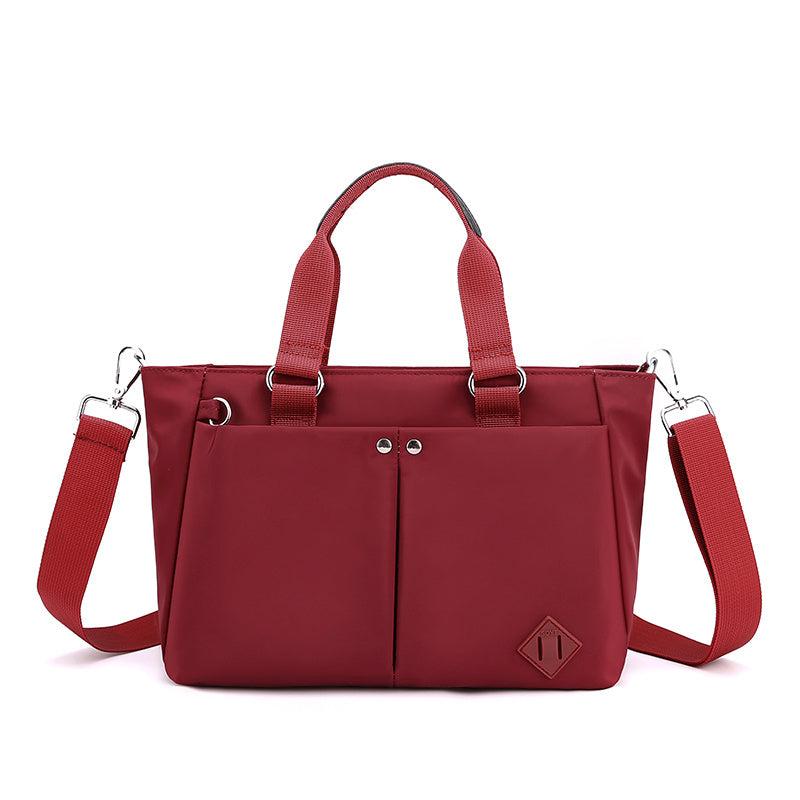 Oxford Cloth Pockets Hand Bag Lightweight Casual Shoulder Bag Large Capacity Bag