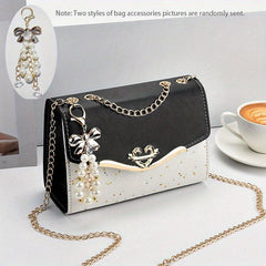 Star Sequins Crossbody Bag Chain Shoulder Bag for Women