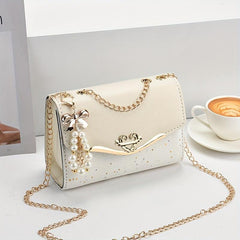 Star Sequins Crossbody Bag Chain Shoulder Bag for Women