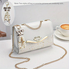 Star Sequins Crossbody Bag Chain Shoulder Bag for Women