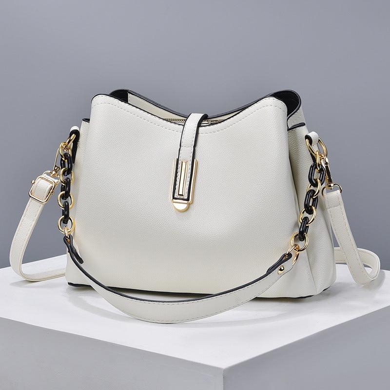 Classic Bucket Bag Women's Shoulder Bag All Match Bag For Work