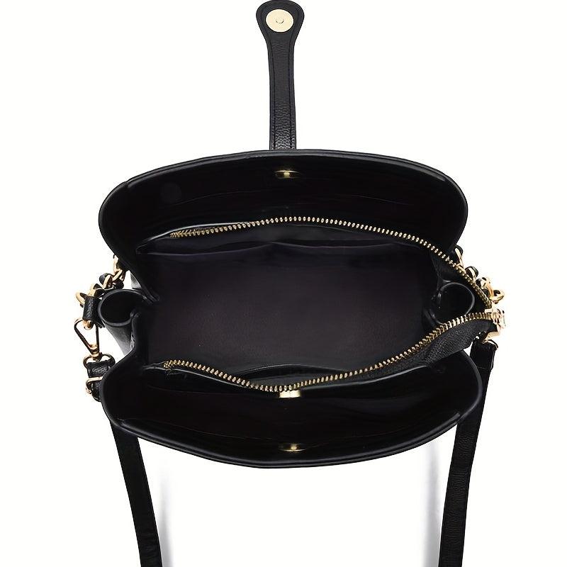Classic Bucket Bag Women's Shoulder Bag All Match Bag For Work