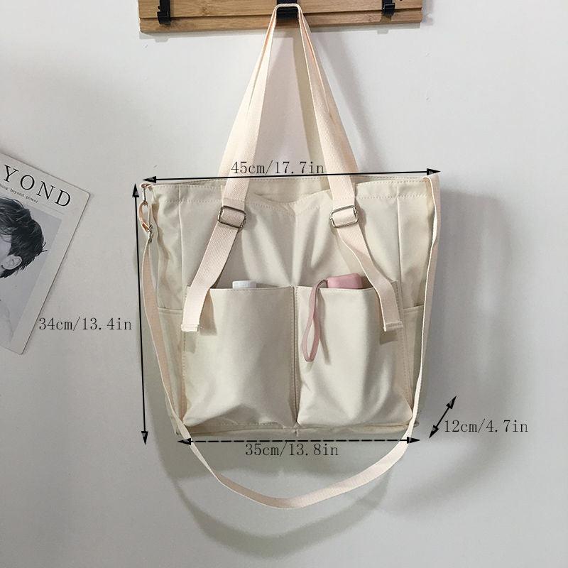Nylon Tote Bag For Women Crossbody Handbag Large Capacity