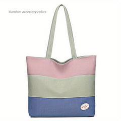 Large Capacity Tote Bag Casual Foldable Shoulder Bag Women's Handbag