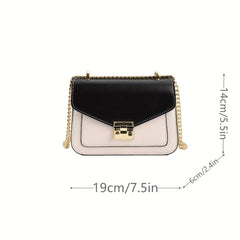 Chain Crossbody Bag Square Purses Shoulder Bag For Women